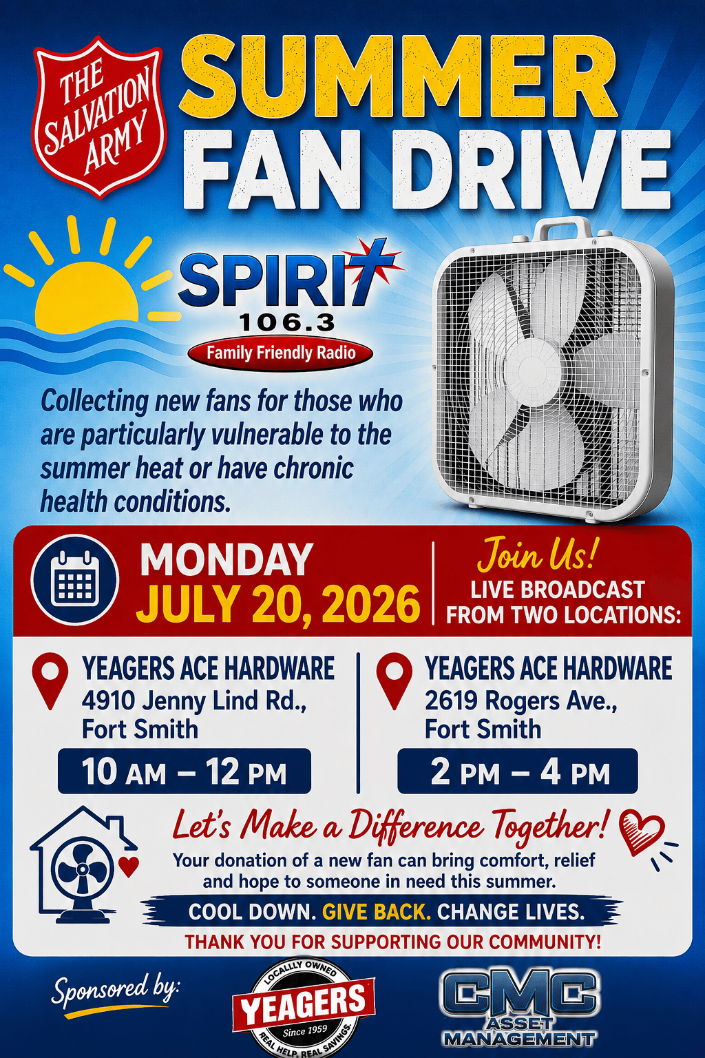 Salvation Army Fan Drive